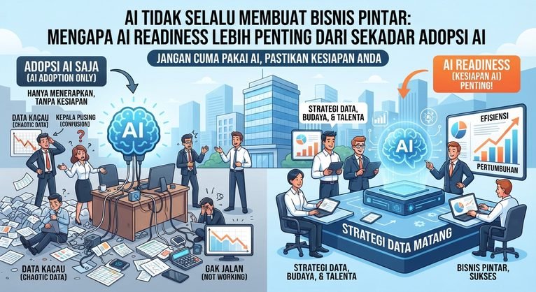 AI Readiness dan adopsi AI dalam pengambilan keputusan bisnis