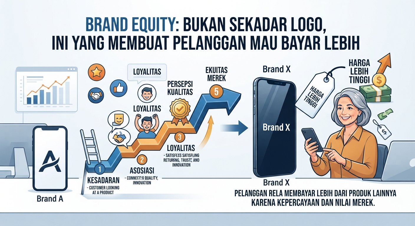 Brand Equity Bukan Sekadar Logo, Ini yang Membuat Pelanggan Mau Bayar Lebih