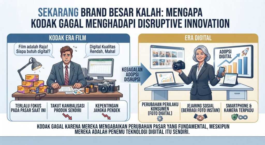 Brand Besar Kalah Mengapa Kodak Gagal Menghadapi Disruptive Innovation