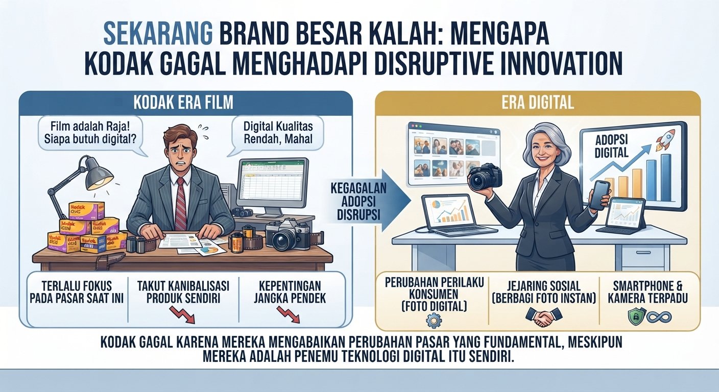 Brand Besar Kalah Mengapa Kodak Gagal Menghadapi Disruptive Innovation