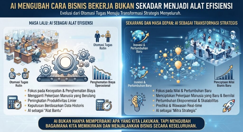 Transformasi AI Mengubah Cara Bisnis Bekerja Bukan Sekadar Menjadi Alat Efisiensi