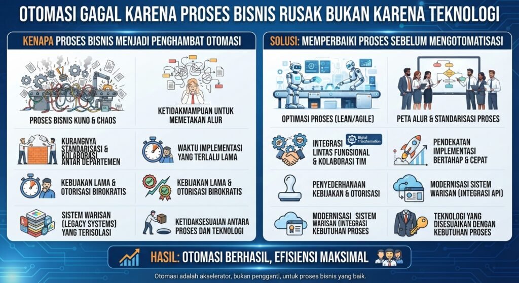 Otomasi Gagal Karena Proses Bisnis Rusak Bukan Karena Teknologi