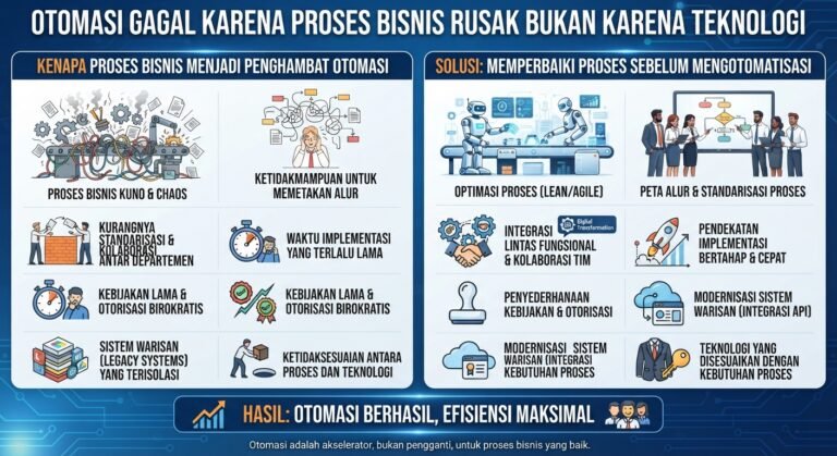 Otomasi Gagal Karena Proses Bisnis Rusak Bukan Karena Teknologi