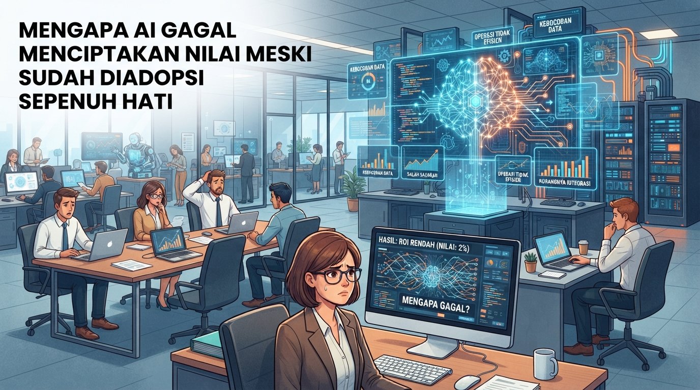 Mengapa AI Gagal Menciptakan Nilai Meski Sudah Diadopsi Sepenuh Hati